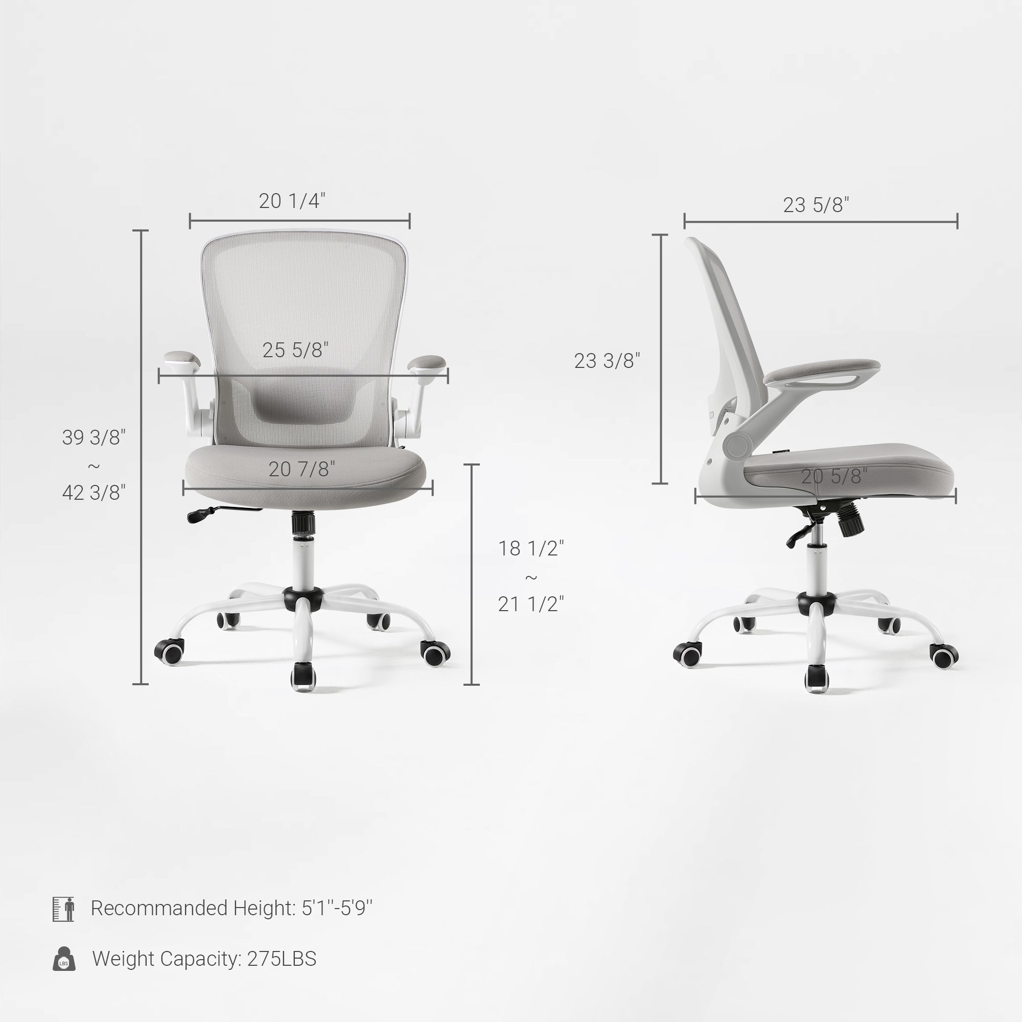 Ergonomic Office Chair - Mesh Back Lumbar Support, Budget-Friendly