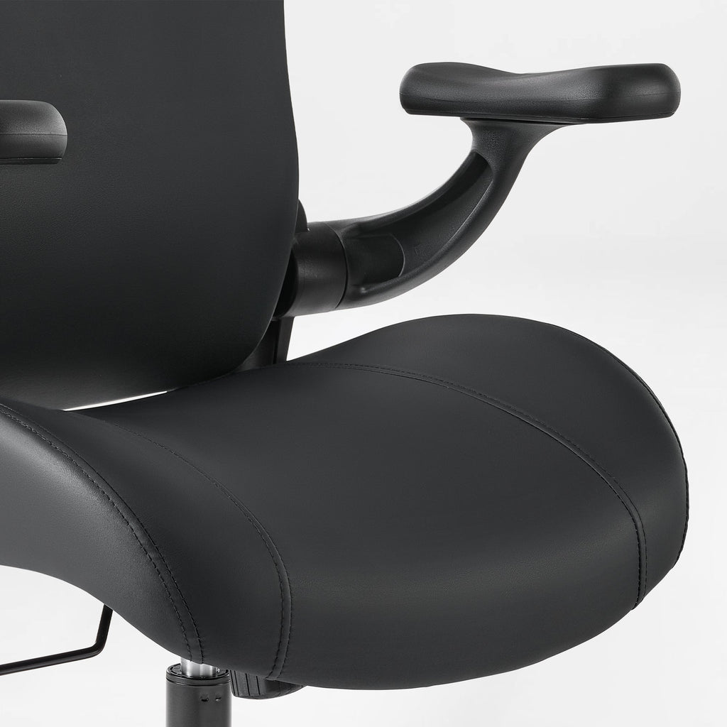 Ergonomic Office Chair - Full PU Leather Versatile Stylish Comfort