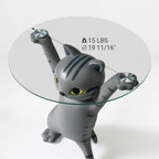 23''H, Enchanting Cat Side Table