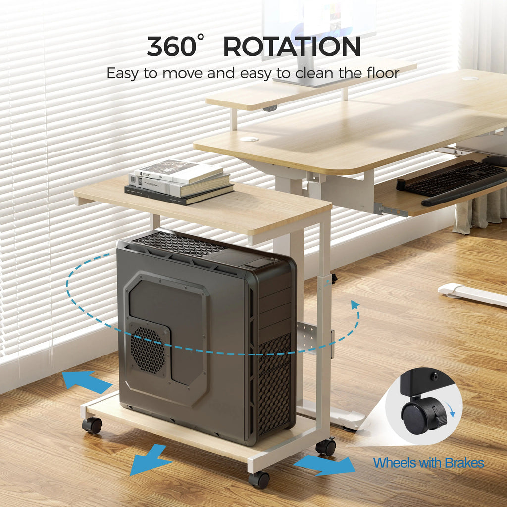 Mobile Height Adjustable CPU Cart
