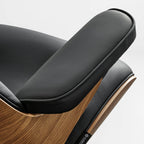 Genuine Leather Executive Office Chair - Classic Ergonomic Design