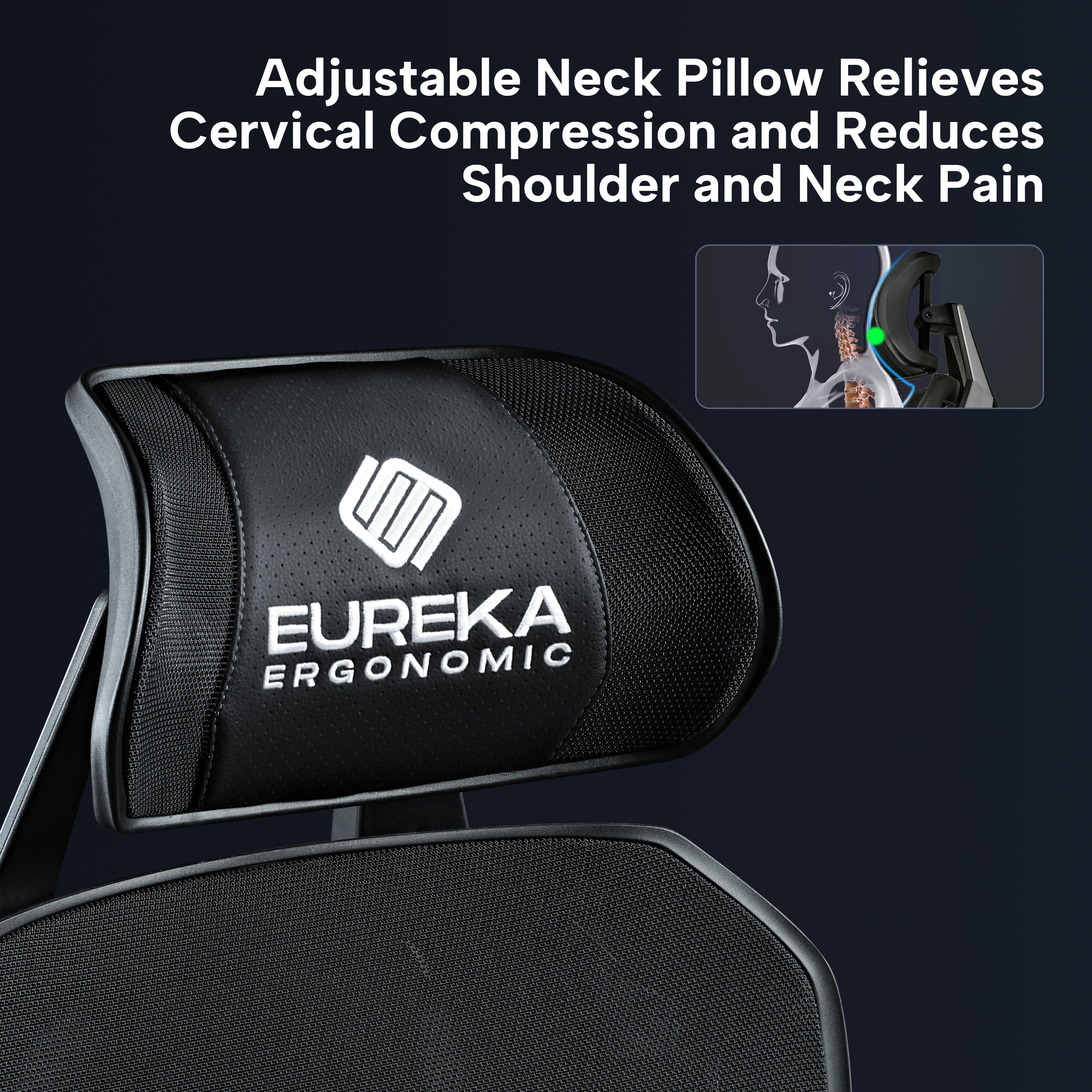 Racing-Style Gaming Chair with Headrest and Lumbar Pillow, Black and Red