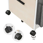 23'' Rolling File Cabinet with Drawer