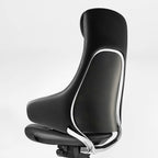 Napa Leather Executive Chair - Soft Curves Upholstered Frame