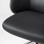 Microfiber Leather Executive Office Chair - Modern Lines Home Office