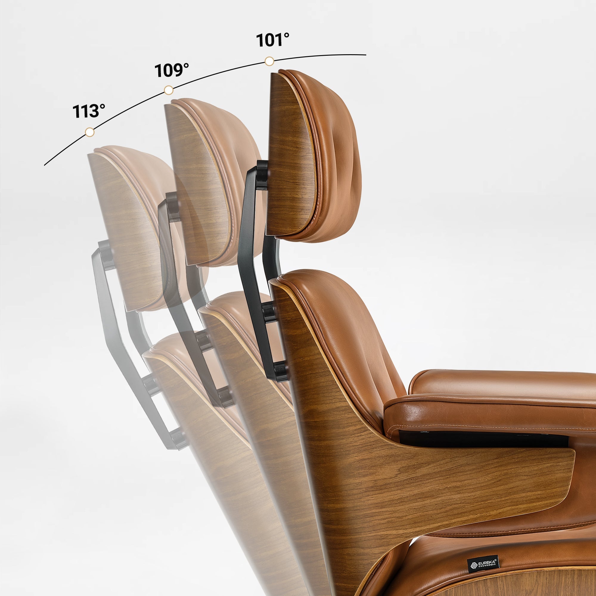 Genuine Leather Executive Office Chair - Classic Ergonomic Design