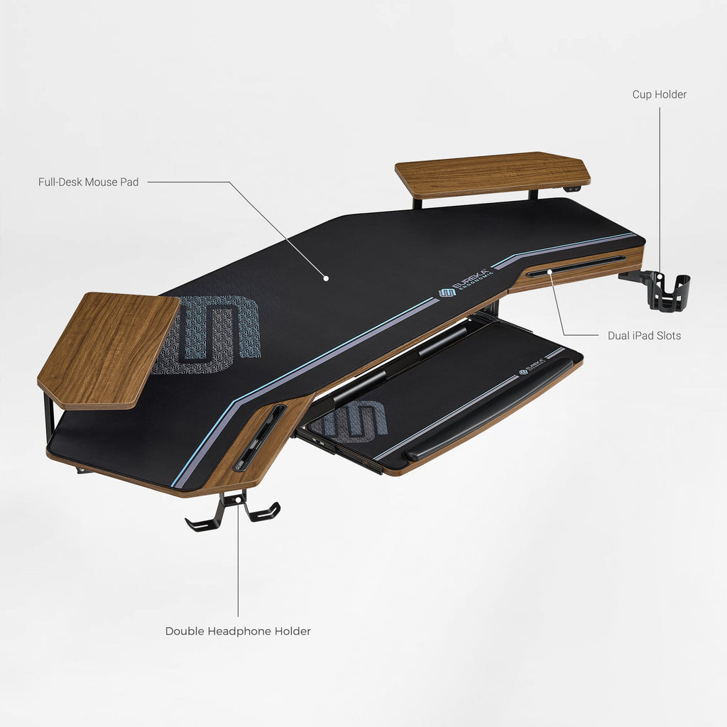 Wing-Shaped Studio Desk (73x23)