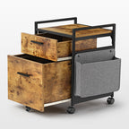 23'' Rolling File Cabinet with Drawer