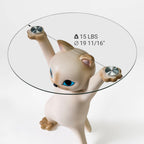 23''H, Enchanting Cat Side Table