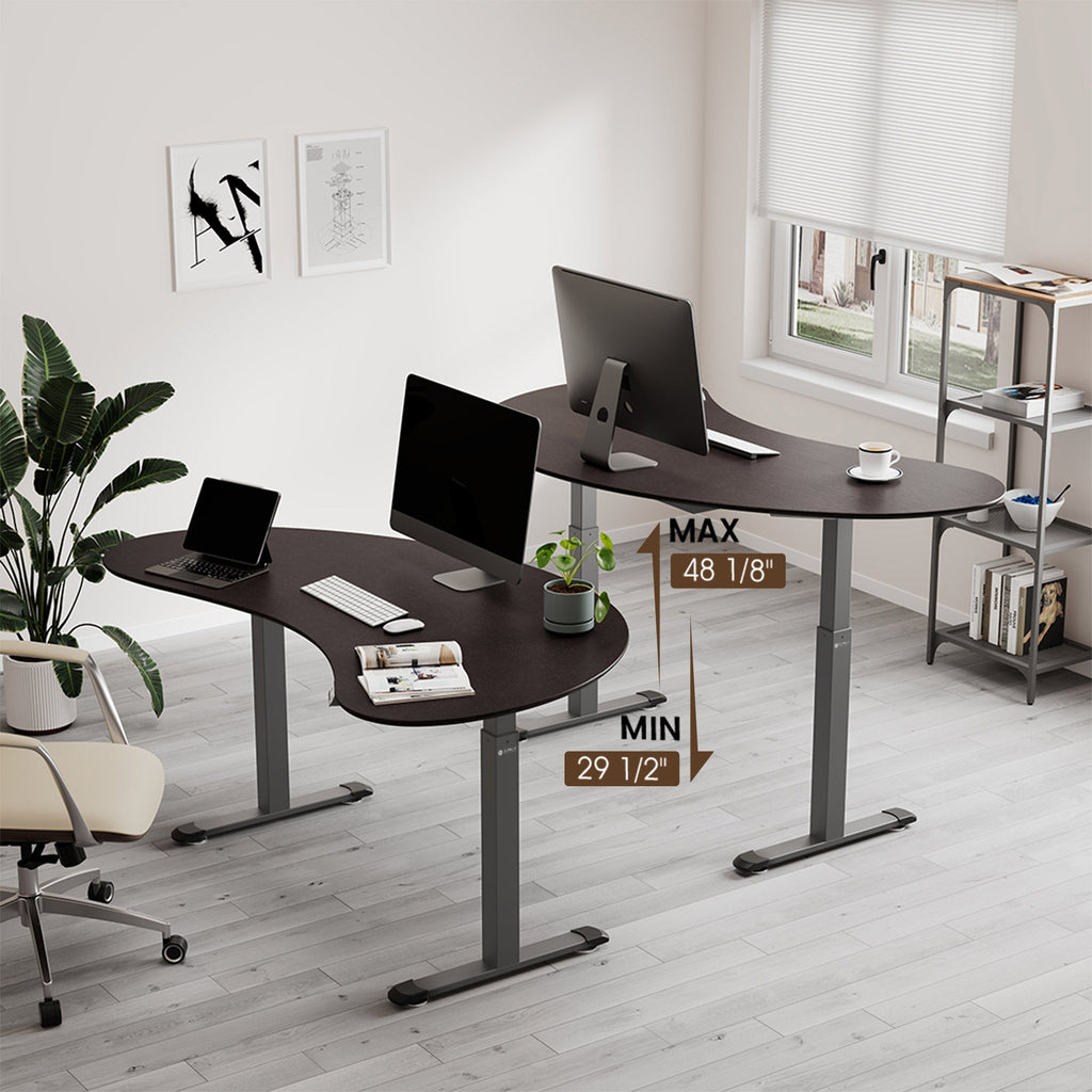 Curved Standing Desk (70x39)