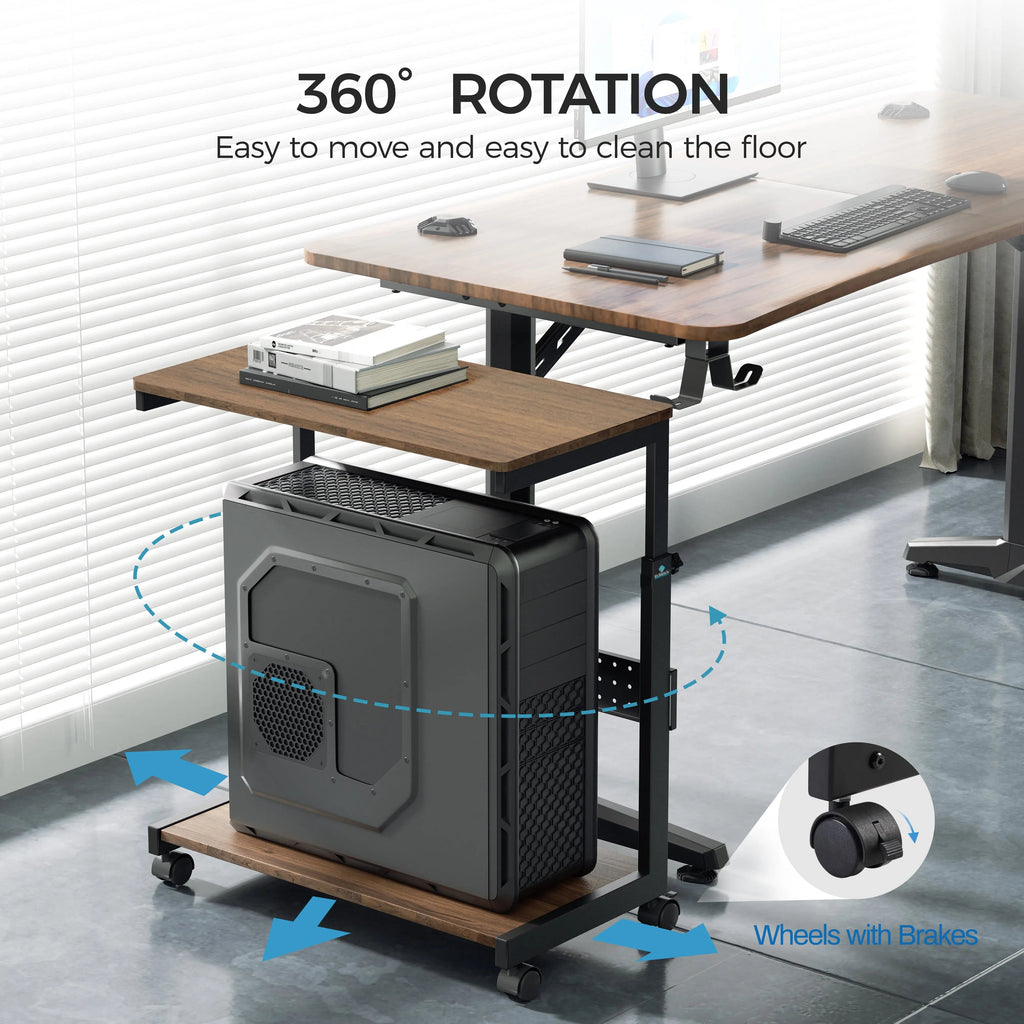 Mobile Height Adjustable CPU Cart