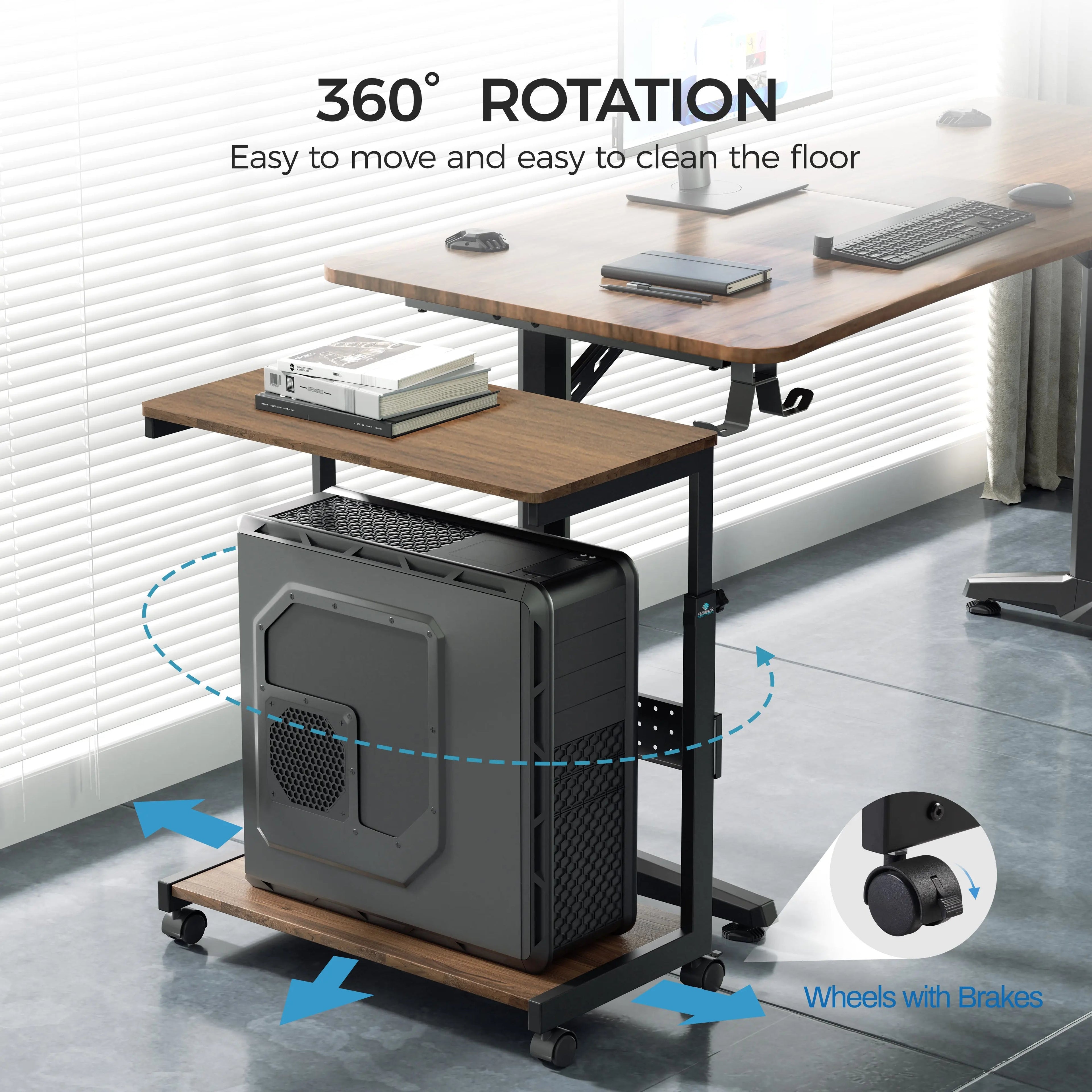 Mobile Height Adjustable CPU Cart