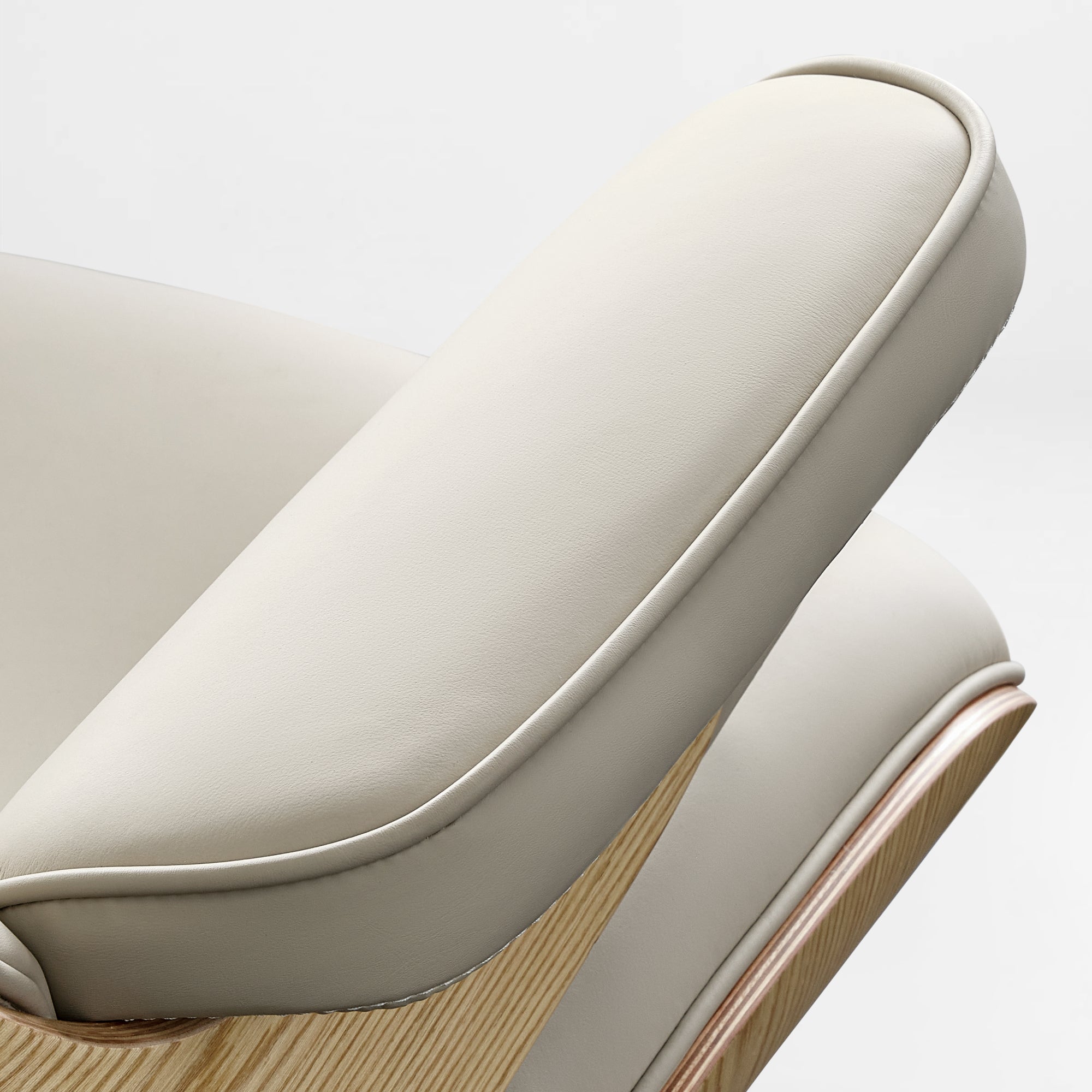 Genuine Leather Executive Office Chair - Classic Ergonomic Design