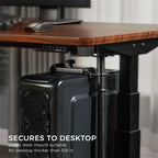 Knob-operated Adjustable CPU Holder