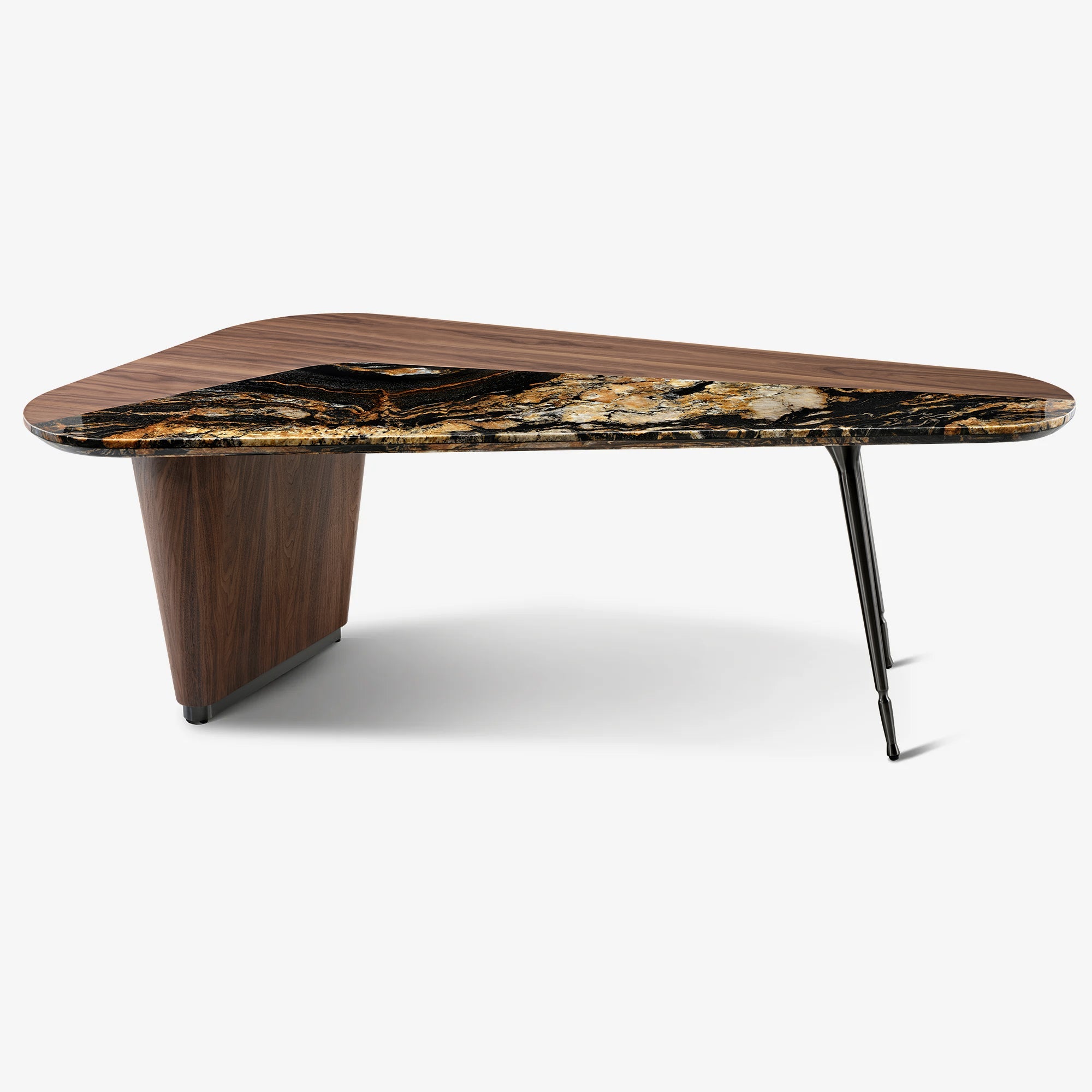 L-Shaped Gaming Desk with LED Lighting and Monitor Stand