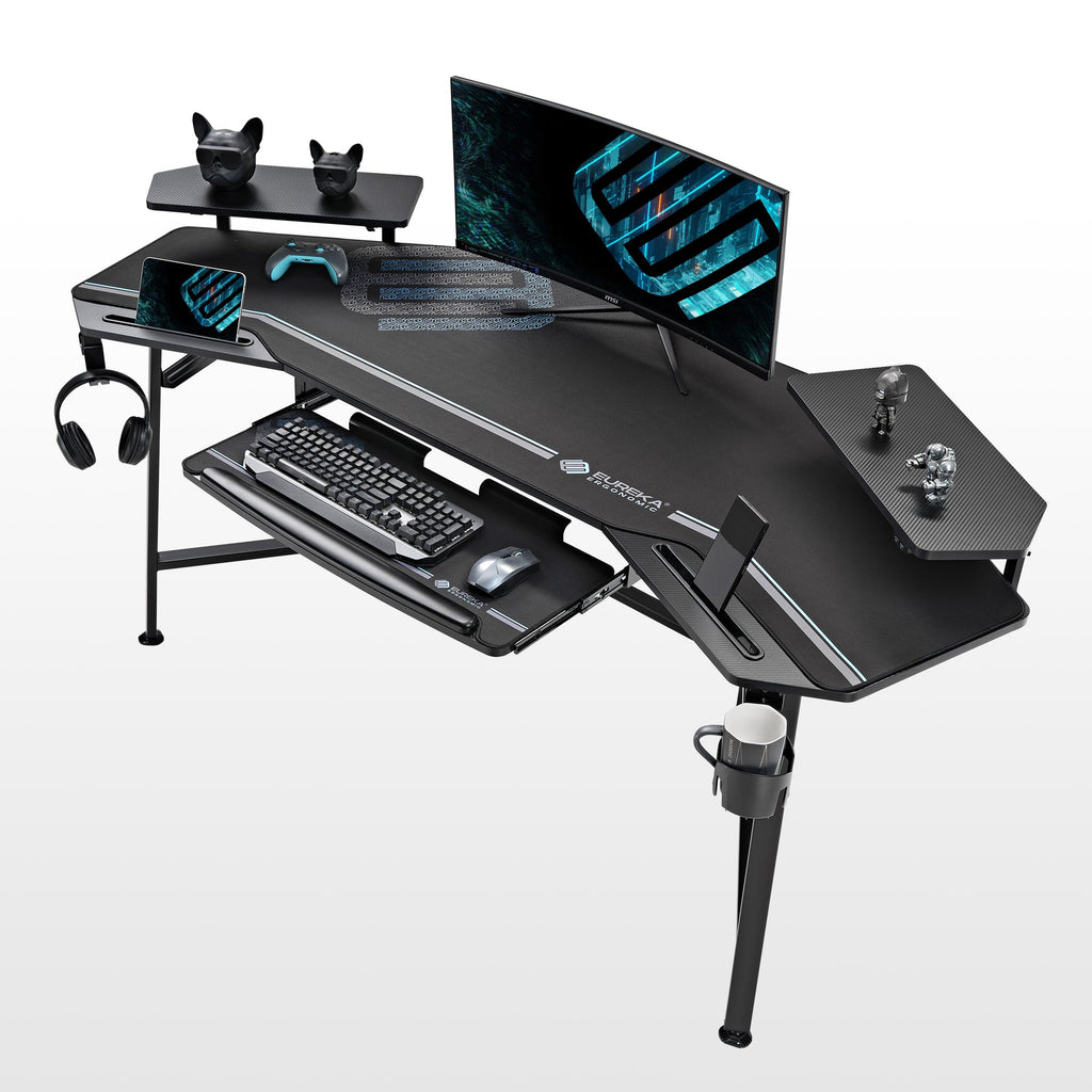 Wing-Shaped Studio Desk (73x23)