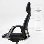 Napa Leather Executive Office Chair - Fully Adjustable