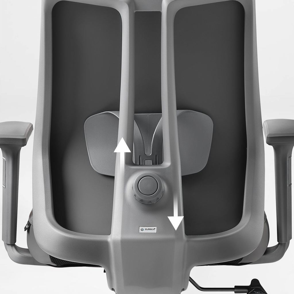 Microfiber Leather Office Chair - Dual-Layer Contoured Ergonomic