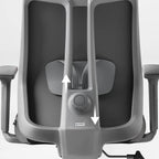 Microfiber Leather Office Chair - Dual-Layer Contoured Ergonomic