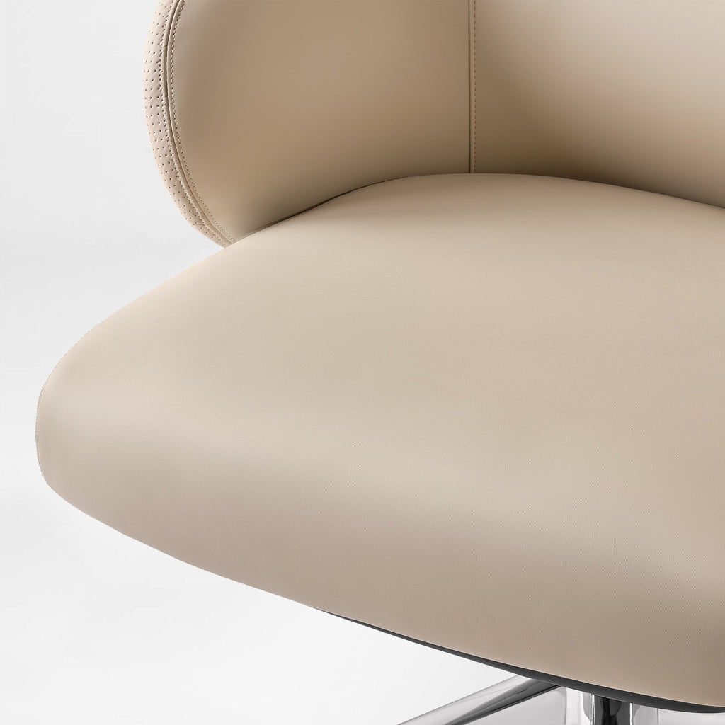 Microfiber Leather Executive Office Chair - Modern Lines Home Office
