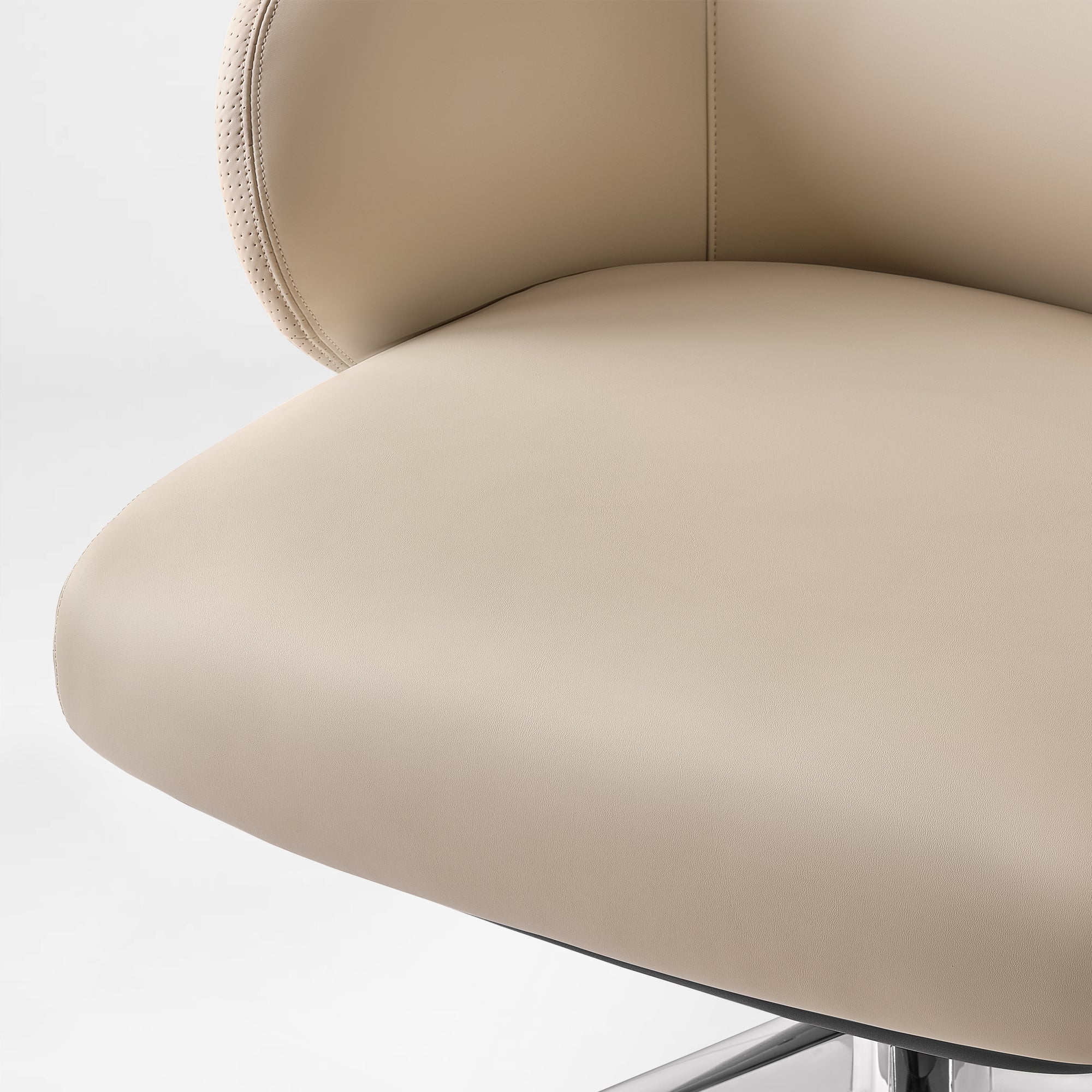 Microfiber Leather Executive Office Chair - Modern Lines Home Office