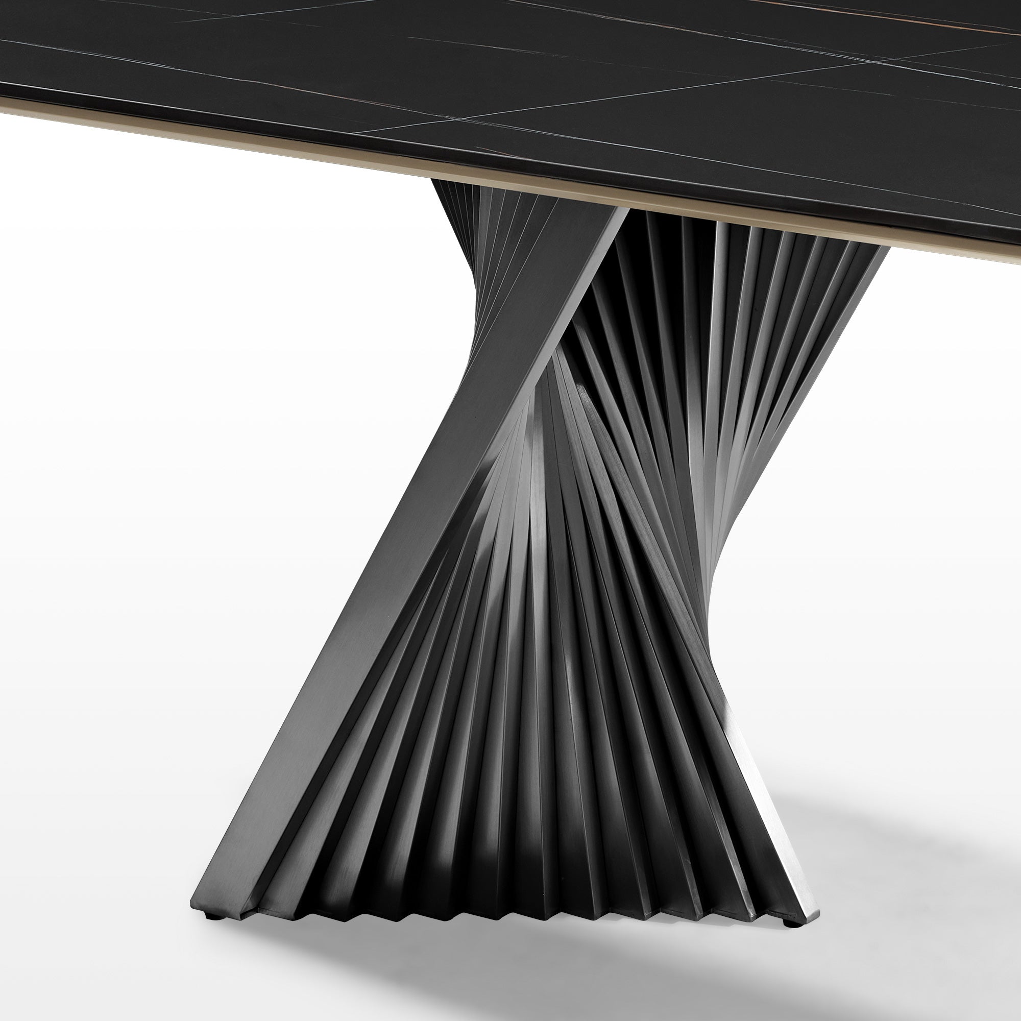 Rectangular Dining Table with Bench, Natural Wood