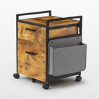 23'' Rolling File Cabinet with Drawer