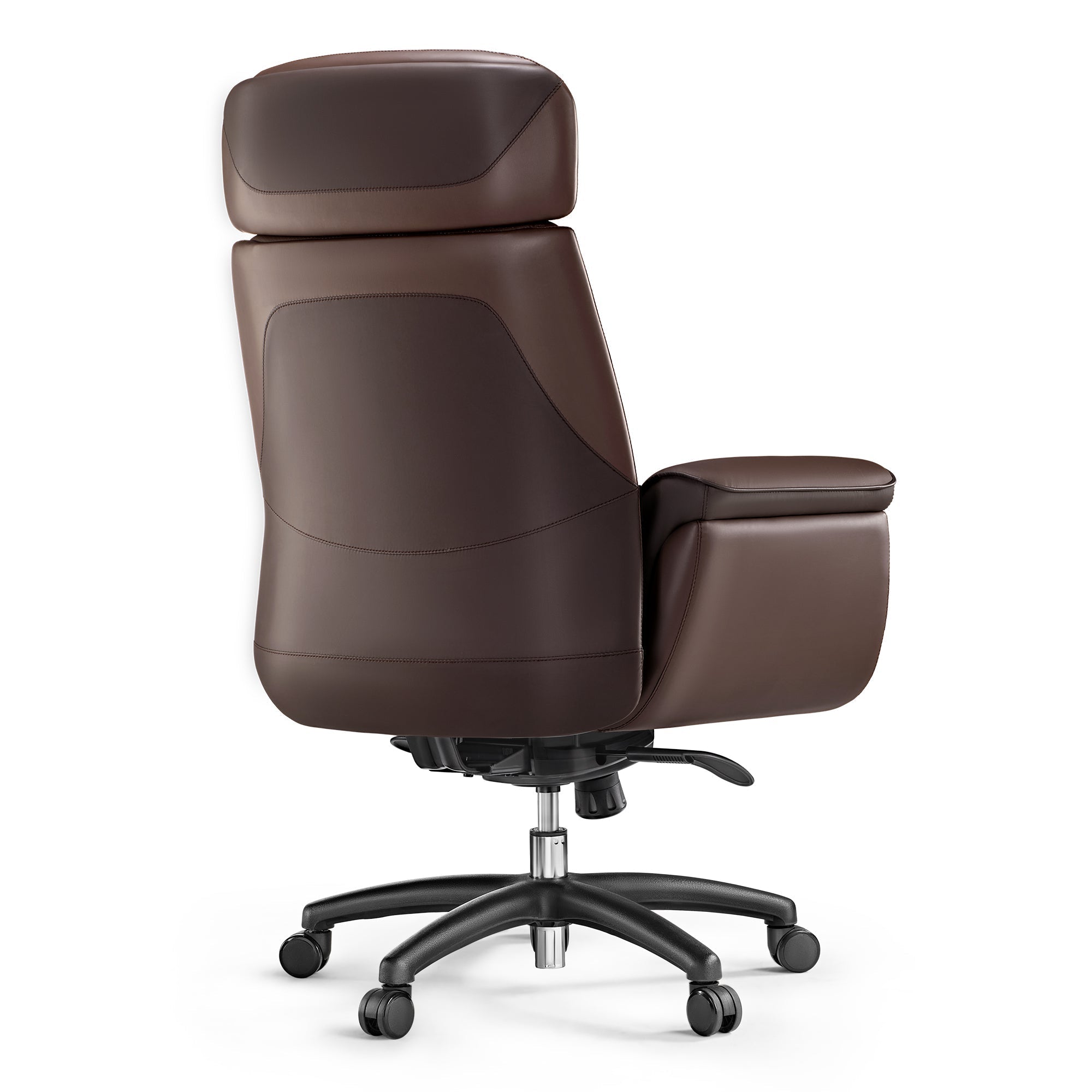 Microfiber Leather Executive Office Chair with Adjustable Headrest