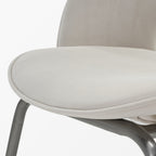 Velvet Dining Chair, Set of 1, Off-White