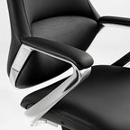 Silicone Leather Executive Office Chair - Clean Lines Home Office