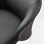 Microfiber Leather Executive Office Chair - Modern Lines Home Office