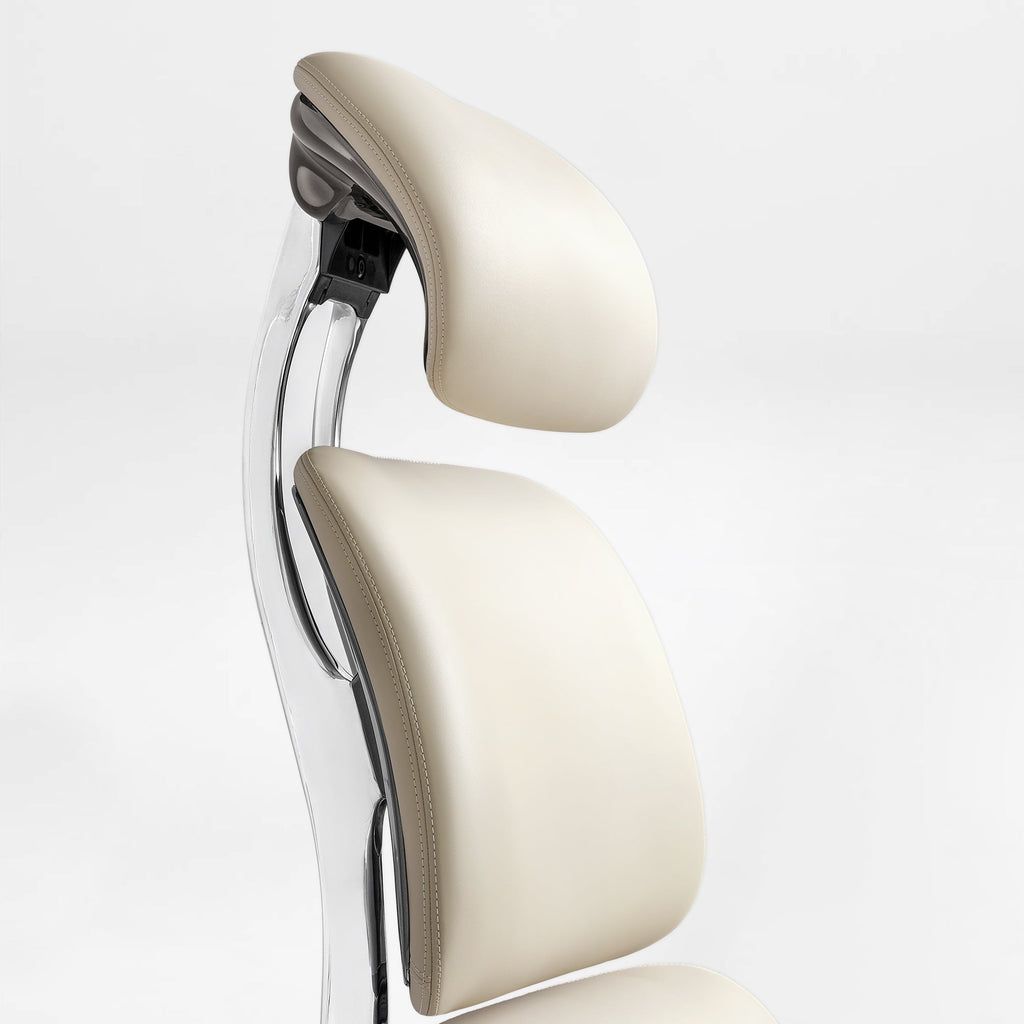 Ergonomic Executive Office Chair - PU Leather 4D Armrests Self-Adapting