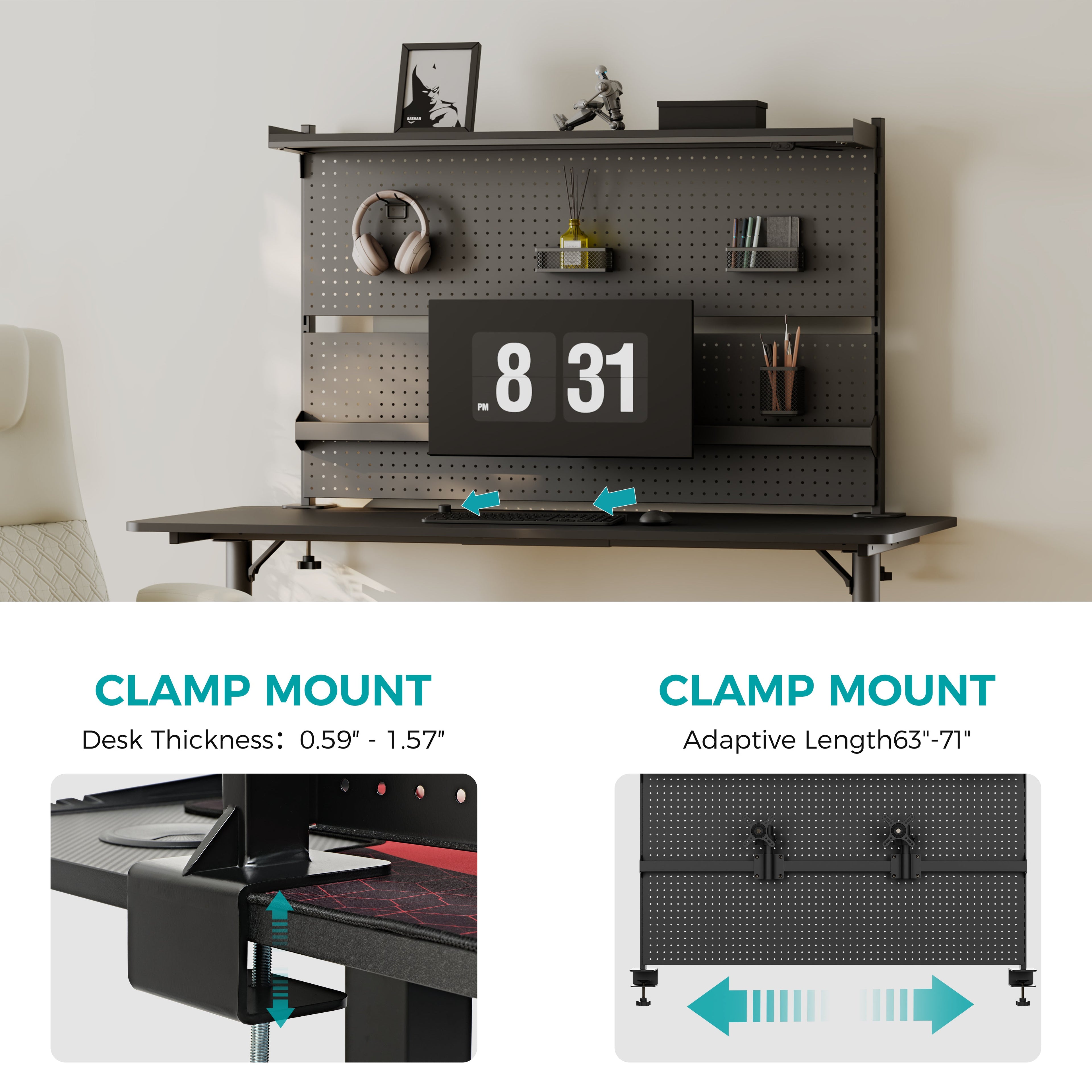 Pegboard Wall Organizer