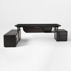 Electric Height-Adjustable Standing Desk, Classic, Black