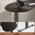 Curved Standing Desk (70x39)