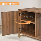 70'' LED Light TV Stand Media Console