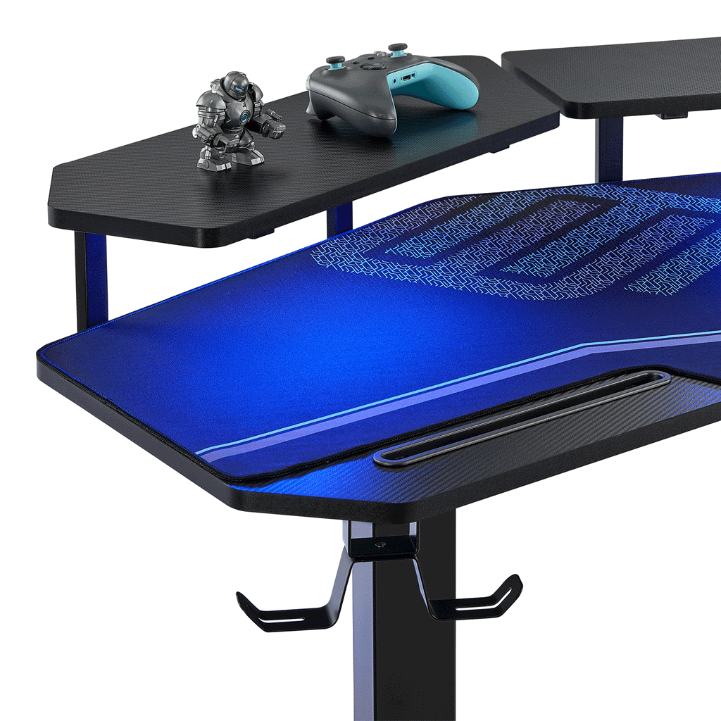 Wing-Shaped Standing Desk (63x23)