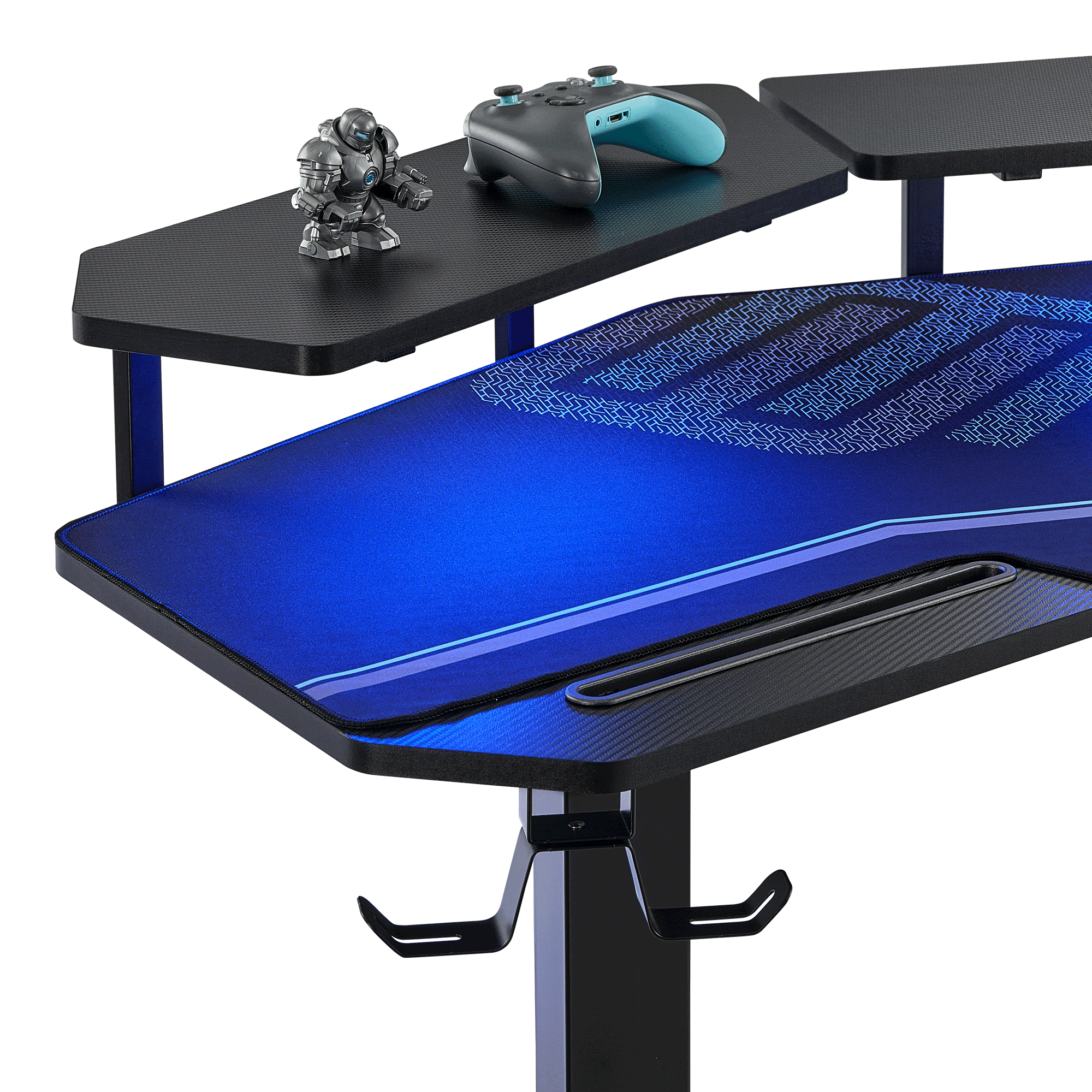 Wing-Shaped Standing Desk (63x23)
