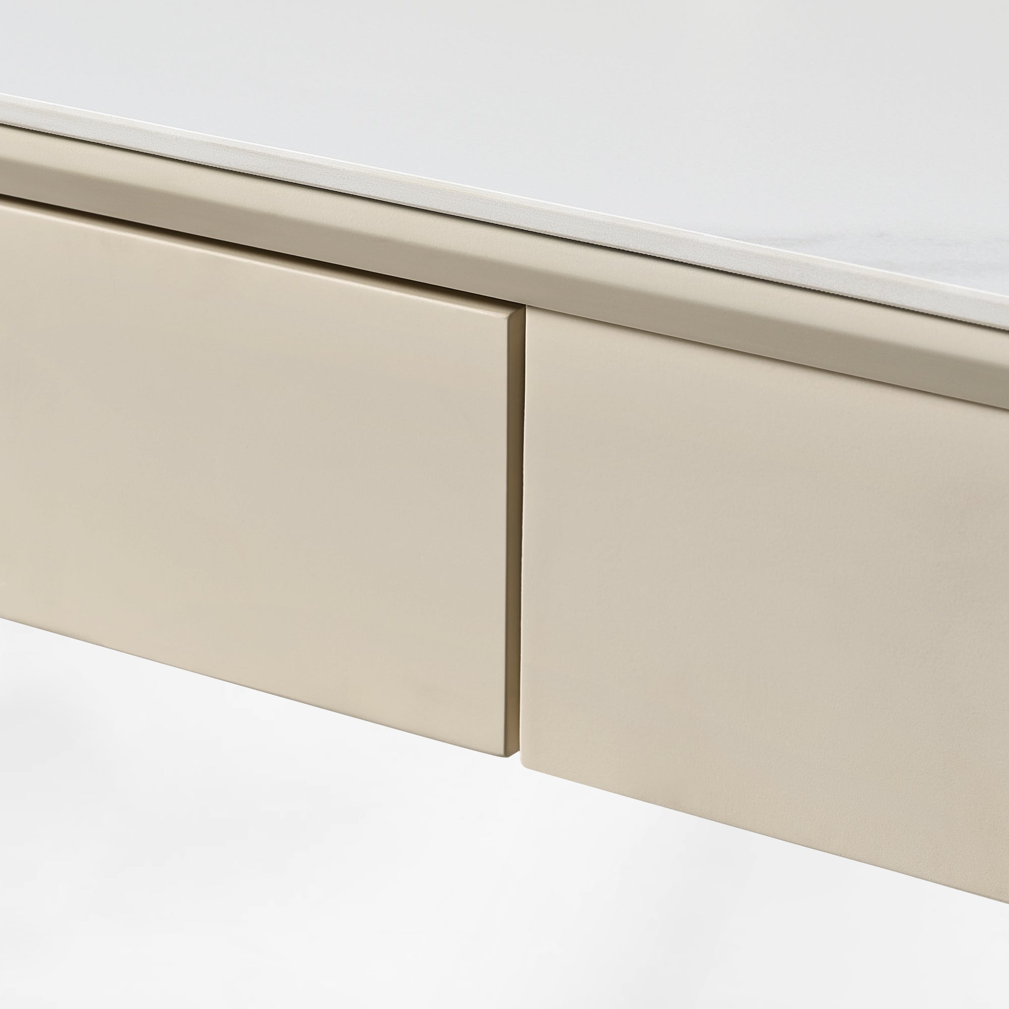 63x29 Executive Height Adjustable Standing Desk with Walnut Desktop and Drawers
