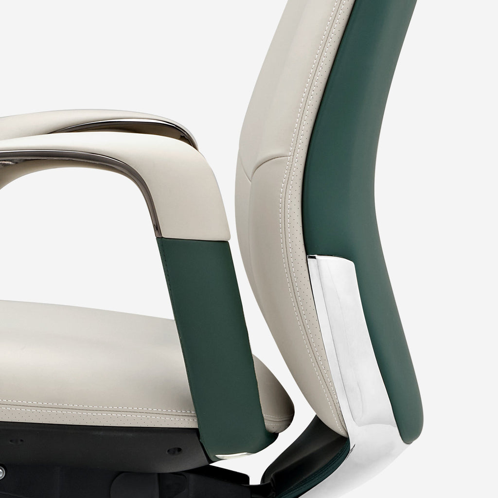 Napa Leather Executive Office Chair - Fully Adjustable