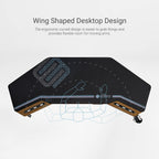 Wing-Shaped Studio Desk (73x23)