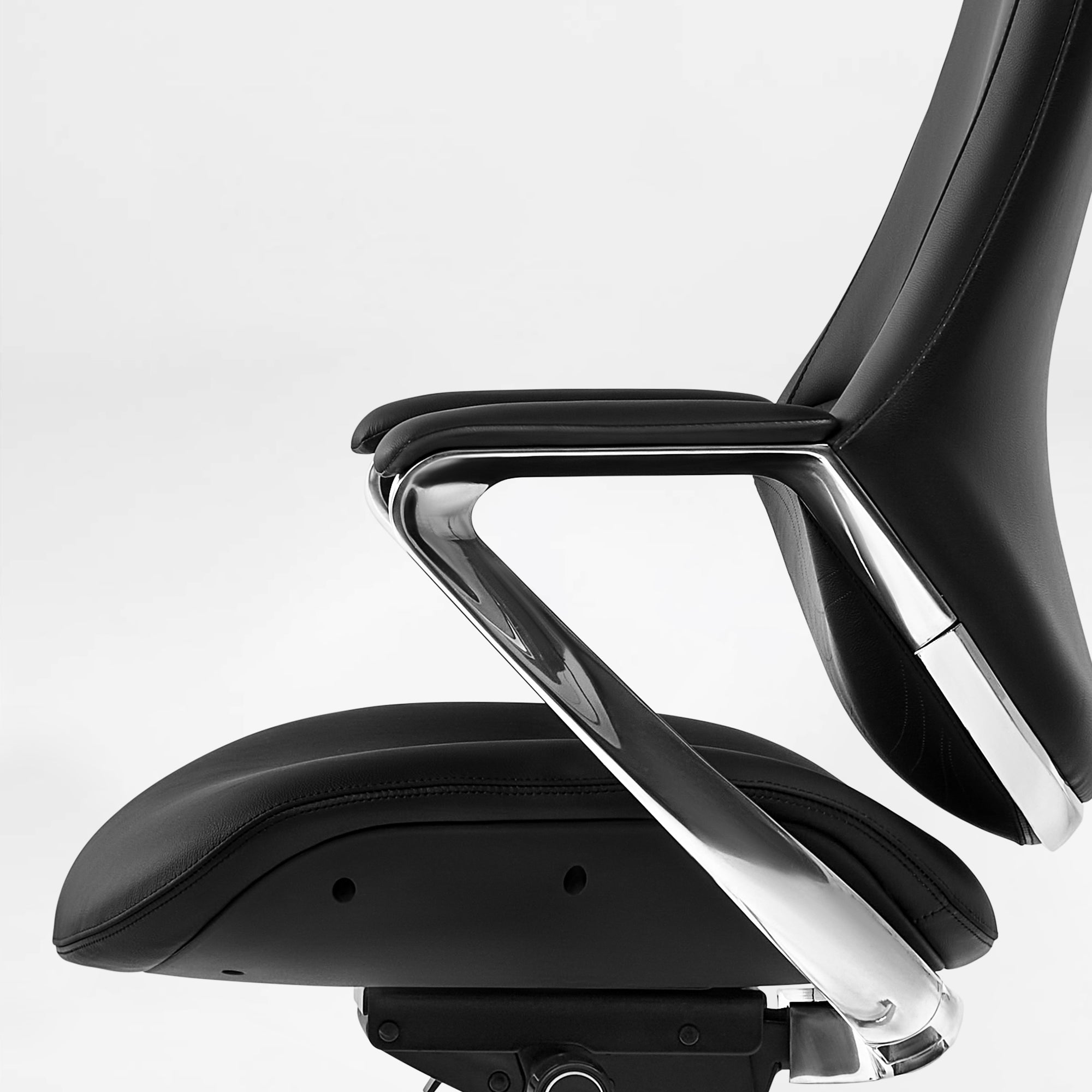 Silicone Leather Executive Office Chair - Clean Lines Home Office