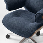 Genuine Leather Executive Office Chair - Classic Ergonomic Design