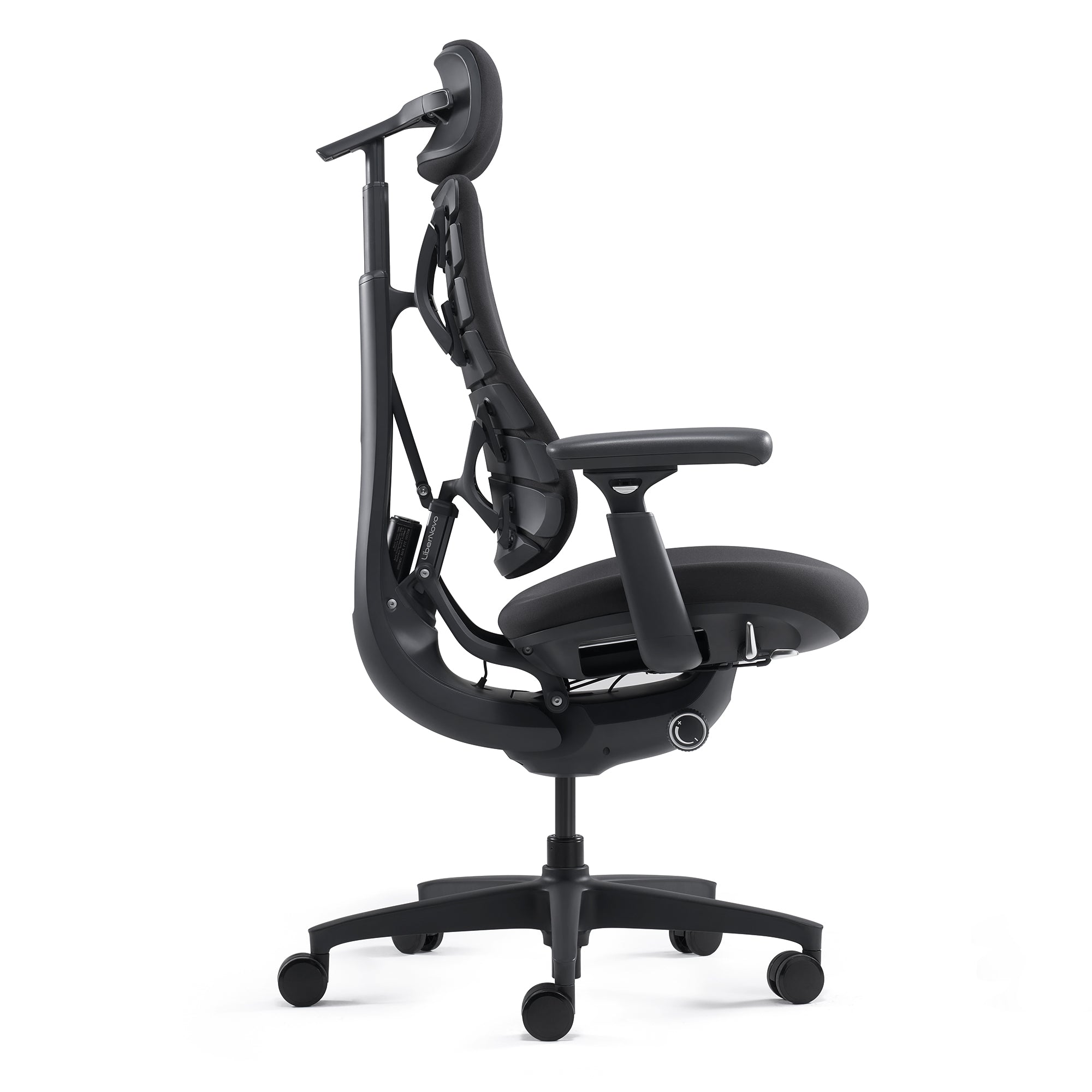 Dynamic Ergonomic Office Chair with Chip-Controlled Adaptive Backrest