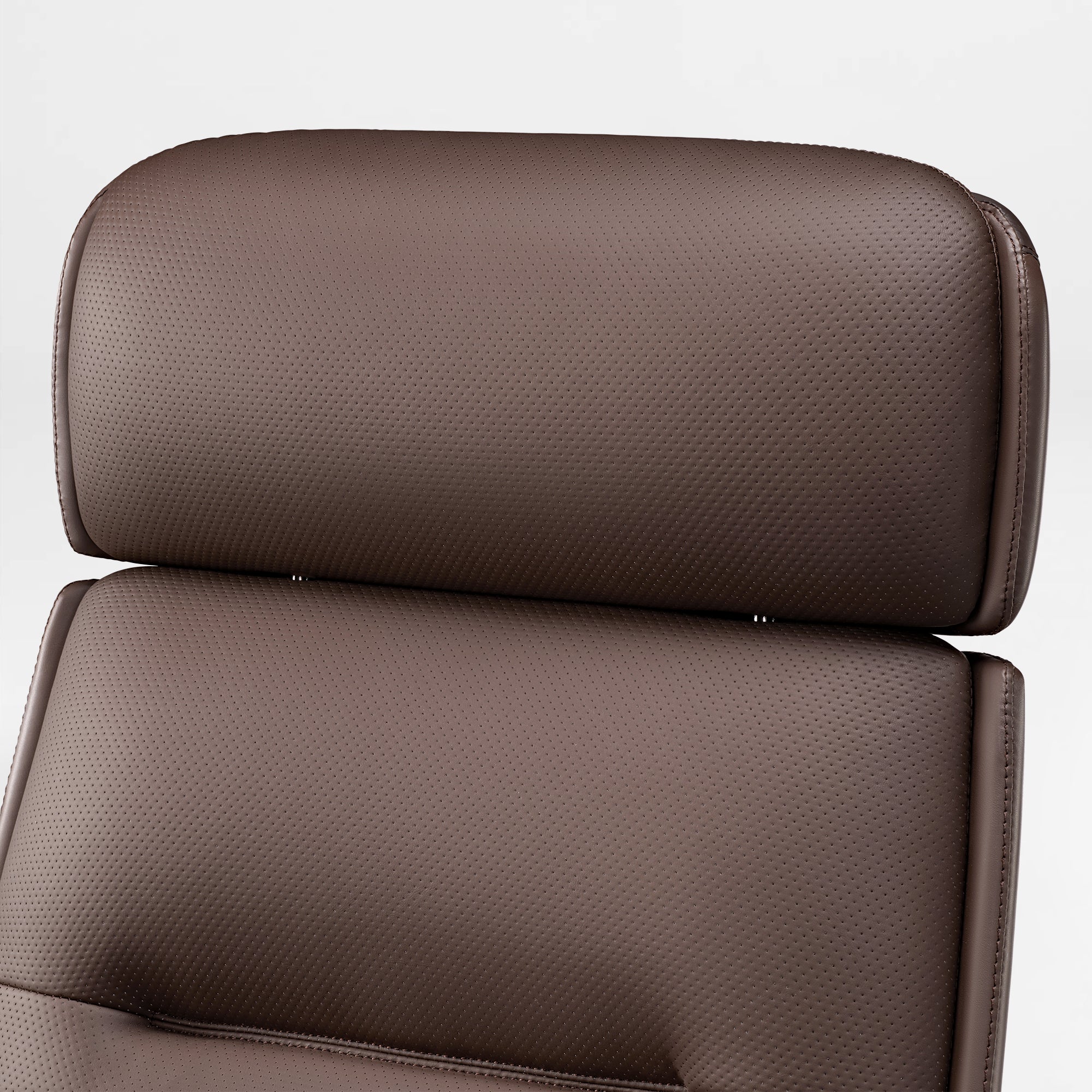 Microfiber Leather Executive Office Chair with Adjustable Headrest