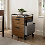 23'' Rolling File Cabinet with Drawer