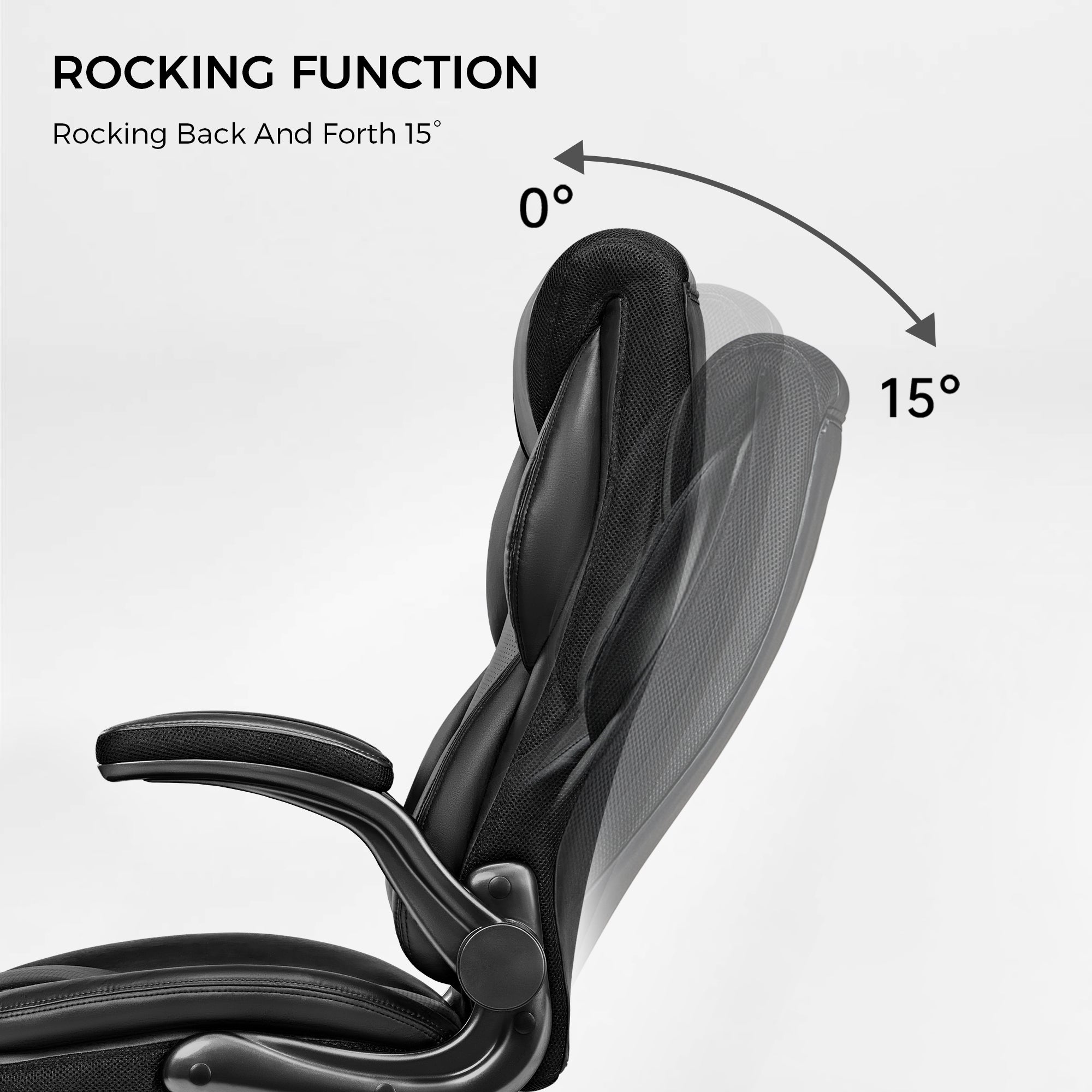 Faux Leather Home Office Chair - Ergonomic Cream
