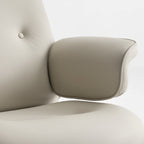 Genuine Leather Executive Office Chair - Classic Ergonomic Design