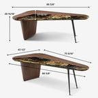L-Shaped Gaming Desk with LED Lighting and Monitor Stand