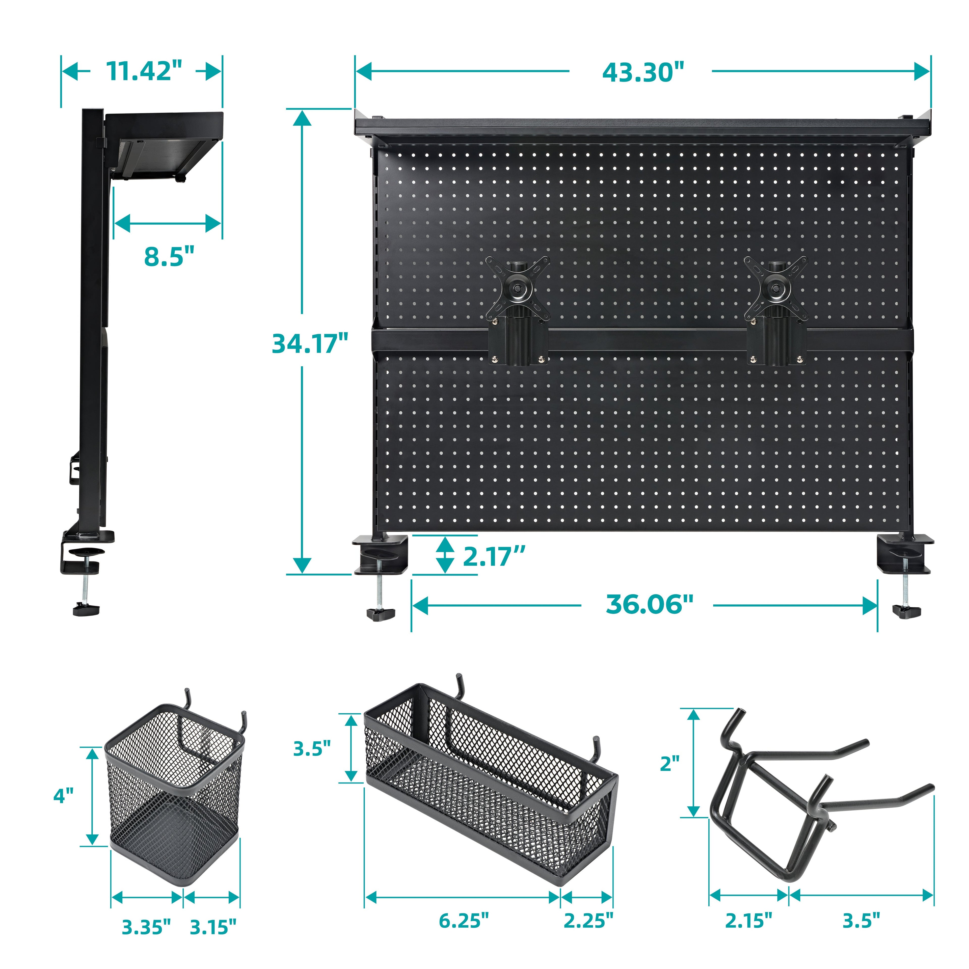 Pegboard Wall Organizer